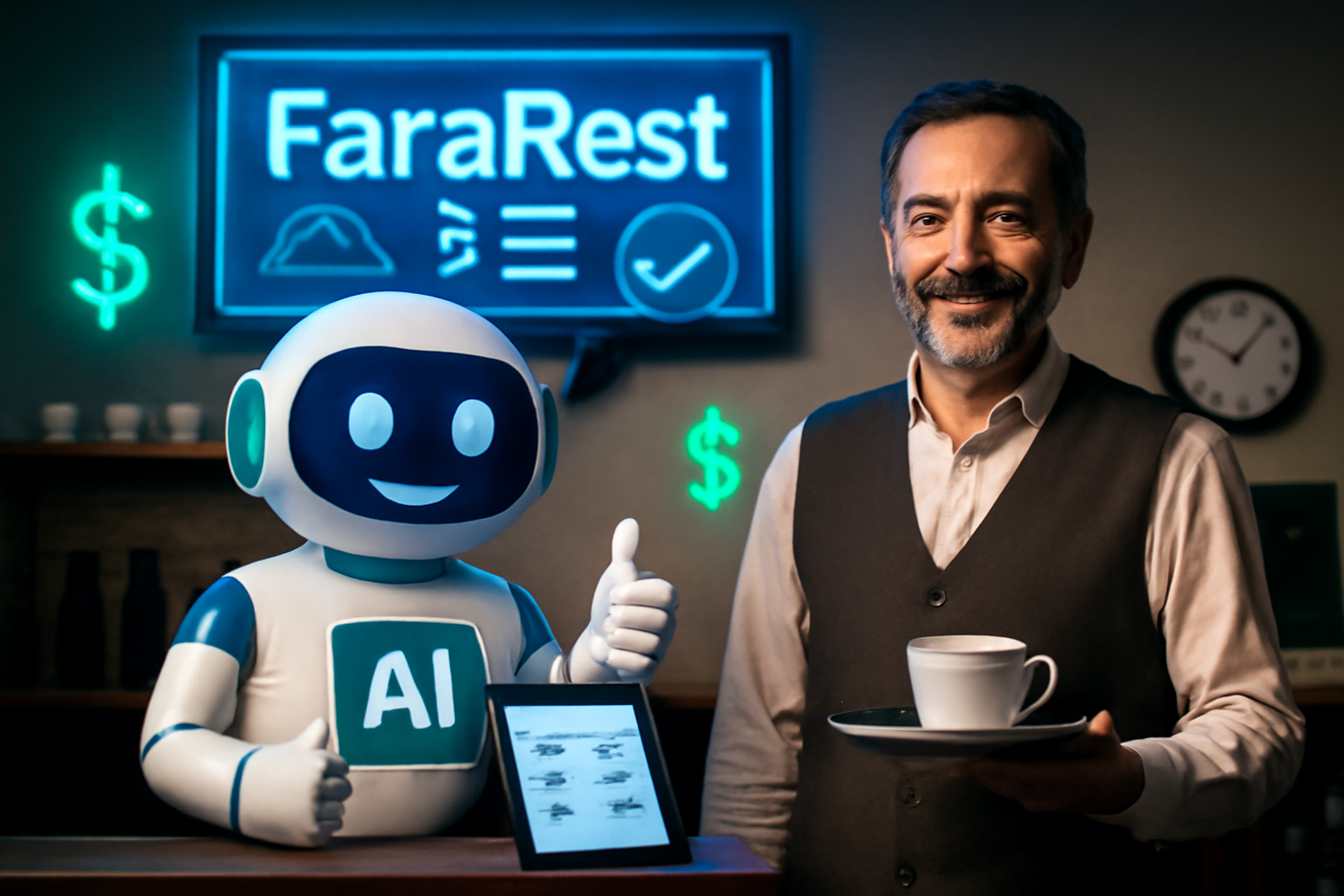 سیستم ERP فارارست برای رستوران‌ها با هوش مصنوعی